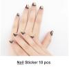 Cute Little Hedgehog Nail Stickers 50 Sheets Gloss Nail Strips Bundle Long Lasting Gel Nail Stickers Art Decals Easy to Apply and Remove for Women DIY Decorations view 2