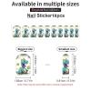 Cute Dinosaur Nail Stickers 50 Sheets Gloss Nail Strips Bundle Long Lasting Gel Nail Stickers Art Decals Easy to Apply and Remove for Women DIY Decorations view 3