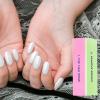4 Way Nail Buffer Block - Fingernail File Buff & Shine, Shape Smooth Buff Polish | Salonquality Natural & Acrylic Nail Care Tool, Portable Travel Kit for Optimum Natural Nail Care, 3.54x1.26x0.98 Inc view 4