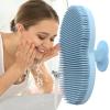 Bath and Facial Cleansing Brush | Silicone Face Scrubber,Shower Scrub Brush, Soft Face and Egg Cleansing Scrub, Handheld Bath Scrubber for Women Men Home view 3