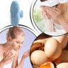 Bath and Facial Cleansing Brush | Silicone Face Scrubber,Shower Scrub Brush, Soft Face and Egg Cleansing Scrub, Handheld Bath Scrubber for Women Men Home view 4