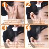 100 Pcs Cosplay Face Lifting Tape Neck Lift Tape Invisible Facial Myofascial Lift up Anti Wrinkle Patches Waterproof Transparent for Cosplayer, 0.98'' x 4.72'' view 3