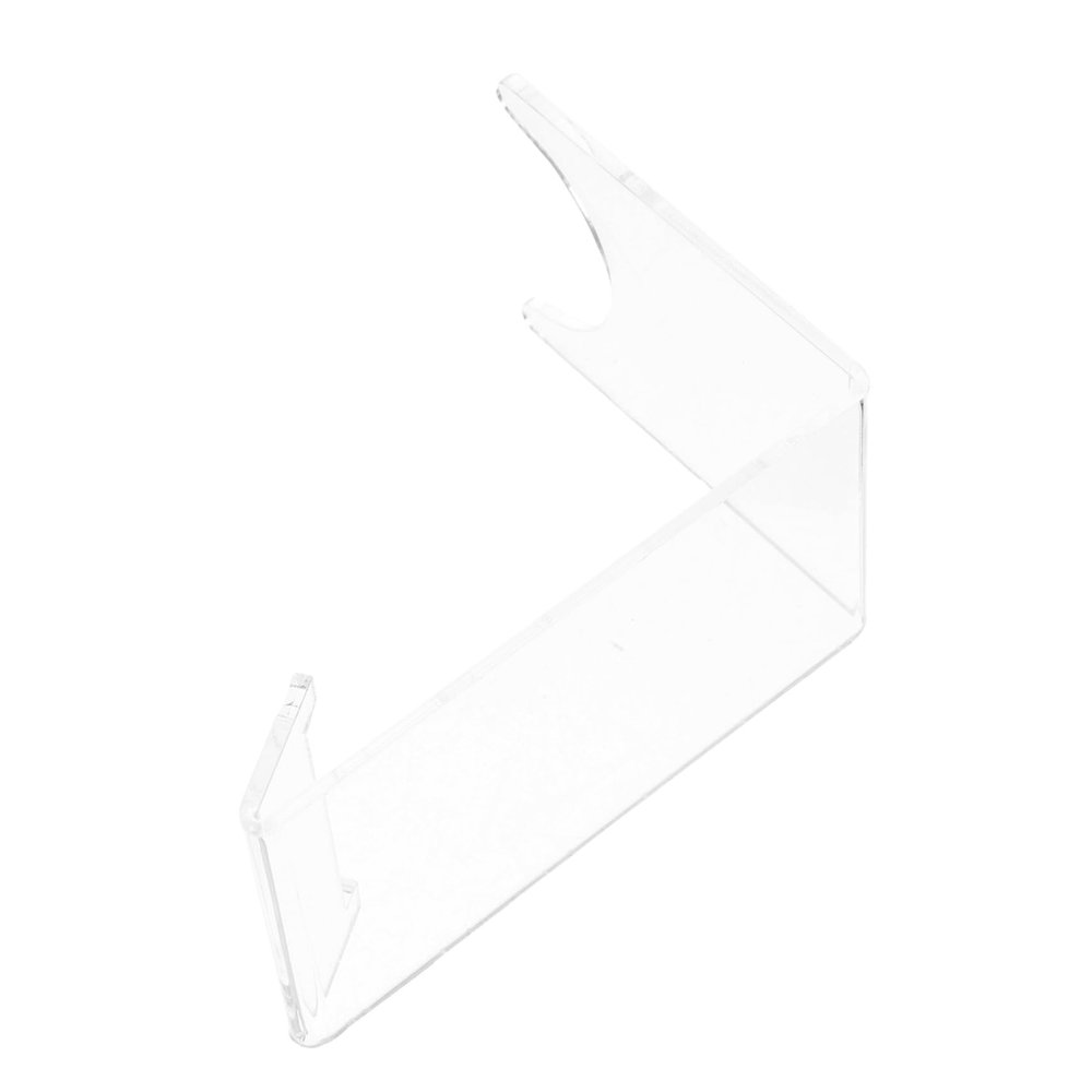WRITWAA Acrylic Hair Clipper Holder Hair Appliance Organizer for Travel and Home Use Modern Design Razor Stand for Efficient Grooming Tool Storage