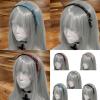ZONEBEST Hairband,Punk Grommet Crosses Design Leather Headband For Women Daily Use Cosplay 2000s Fashion view 2