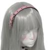 ZONEBEST Hairband,Punk Grommet Crosses Design Leather Headband For Women Daily Use Cosplay 2000s Fashion view 4