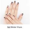 Magnificent Rainstorm Cloud Nail Stickers 50 Sheets Gloss Nail Strips Bundle Long Lasting Gel Nail Stickers Art Decals Easy to Apply and Remove for Women DIY Decorations view 2