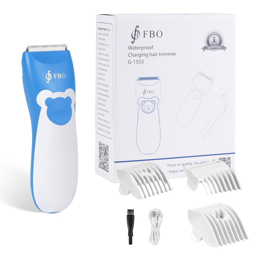 FBO bikini trimmer kit,body hair and beard trimmer,baby hair clipper,kids hair clipper,Multi-function trimmer,wet and dry,Super Quiet,cordless,rechargeable,ceramic blades,sharp,durable,smooth,painless