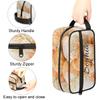 Joyousleap Starfish Seashell Coral Personalized Toiletry Bag for Women Men, Custom Name Ocean Beach Hanging Cosmetic Bag Makeup Case Travel Portable Pouch view 3