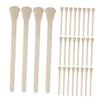 TOVINANNA 100Pcs Wooden Spatulas Disposable Hair Removal Sticks for Eyebrow Lip and Nose Waxing Travel Friendly Craft Applicator for Sensitive Skin view 1