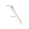 TOVINANNA 100Pcs Wooden Spatulas Disposable Hair Removal Sticks for Eyebrow Lip and Nose Waxing Travel Friendly Craft Applicator for Sensitive Skin view 2