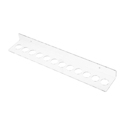 Acrylic Scissor Holder: Shear Display Organizer 12 Holes Clear Wall Mounted Scissor Rack for Professional Dog Grooming Hair Stylists and Barbers