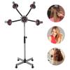 750W 5 Head Salon Infrared Heat Lamp, Adjusting Height Styling Perming Dryer view 4