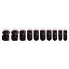 Cute Black Pug Nail Stickers 50 Sheets Gloss Nail Strips Bundle Long Lasting Gel Nail Stickers Art Decals Easy to Apply and Remove for Women DIY Decorations view 1
