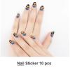 Funny Swimming Dog Nail Stickers 50 Sheets Gloss Nail Strips Bundle Long Lasting Gel Nail Stickers Art Decals Easy to Apply and Remove for Women DIY Decorations view 2