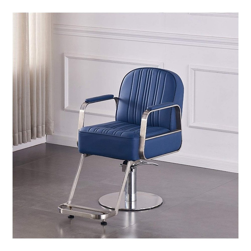 A1DFDFGOQSFG Hair Cutting Salon Chair Barber Chair for Stations Hydraulic Hair Salon Styling Barber Chair Booster Classic Recliner Salon Styling Beauty Equipment (Color : A) (B)