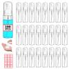 100 Pcs 2 oz Plastic Foam Pump Bottle Refillable 60ml Travel Mousse Foaming Soap Dispenser Mini Eyelash Cleaning Foam Bottle Dispenser for Face Wash Lash Shampoo Skin Care view 1