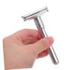 T Shaped Safety Razor: Vintage Handheld Shaver Hair Trimmer For Daily Shaving Travel Hotel Beard view 4