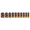 Pansy Perfection Nail Stickers 50 Sheets Gloss Nail Strips Bundle Long Lasting Gel Nail Stickers Art Decals Easy to Apply and Remove for Women DIY Decorations view 1