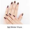Pansy Perfection Nail Stickers 50 Sheets Gloss Nail Strips Bundle Long Lasting Gel Nail Stickers Art Decals Easy to Apply and Remove for Women DIY Decorations view 2