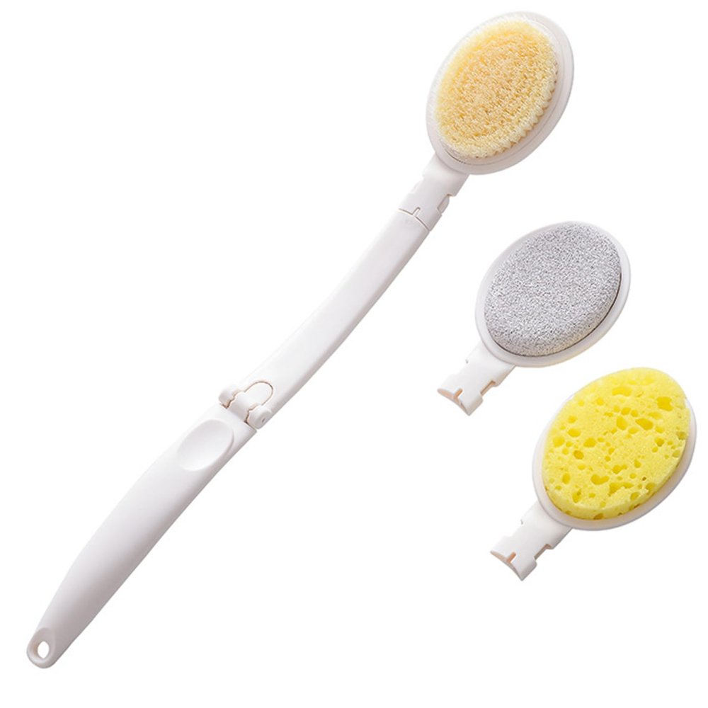 Back Scrubber for Shower, Shower Back Scrubber 20 Inch Long Handled Scrub Brush for with Soft Bristle, Suitable for Men and Women