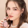 Flower Knows Strawberry Rococo Embossed Blush & Powder Puffs Set,Pink Matte Finish,Buildable & Blendable Makeup Blush for cheeks,Soft & Long-lasting for Girls & Women(01 Angel Chanson) view 4