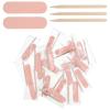 20 Pcs Mini Nail File and Orange Sticks Set Disposable Manicure Kit Wooden Cuticle Pusher Sticks Double Sided Disposable Nail Files for Fingernails Toenails Nails Salon view 1
