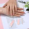 20 Pcs Mini Nail File and Orange Sticks Set Disposable Manicure Kit Wooden Cuticle Pusher Sticks Double Sided Disposable Nail Files for Fingernails Toenails Nails Salon view 2