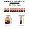 Greece Island Sunset Landscape Nail Stickers 50 Sheets Gloss Nail Strips Bundle Long Lasting Gel Nail Stickers Art Decals Easy to Apply and Remove for Women DIY Decorations view 3