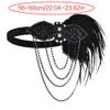 1920s Headpiece Flapper Headband Roaring 20s Hair Accessories Vintage Clip Sequins Hoop view 2