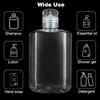 100PCS Mini Size Travel Bottles 2oz Travel Shampoo Plastic Empty Bottles, Refillable Cosmetic Containers with Flip Cap Clear Portable Small Bottles for Liquid, Lotions, Cream, Toner, Body Soap view 4
