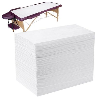 100 Disposable Spa Bed Covers, Massage Table Sheet Protectors, 180 X 80 Cm Soft Non-Woven Bedding for Salon, Therapy, Hotels, and Esthetic Use
