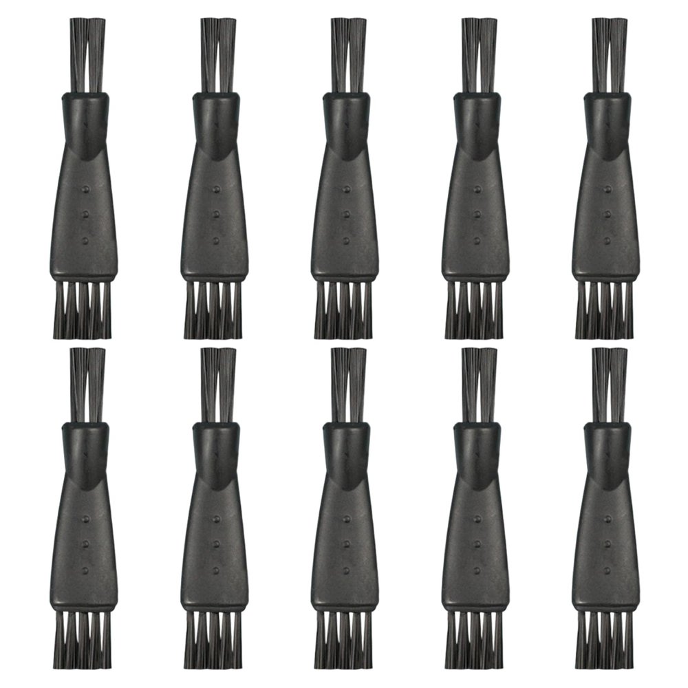 10PCS 2.4 Inch Double-Sided Clipper Cleaning Brush for Razors, Shaver, Hair Trimmer Barber Shop