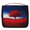 Tangopi Travel Hanging Toiletry Bag for Women Men Red Tree Art Large Makeup Organizer Portable Cosmetic Pouch Waterproof Bathroom Wash Bag view 1
