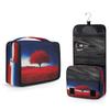 Tangopi Travel Hanging Toiletry Bag for Women Men Red Tree Art Large Makeup Organizer Portable Cosmetic Pouch Waterproof Bathroom Wash Bag view 2