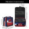 Tangopi Travel Hanging Toiletry Bag for Women Men Red Tree Art Large Makeup Organizer Portable Cosmetic Pouch Waterproof Bathroom Wash Bag view 4