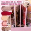 4-Layer Multi - Functional Beauty Book Kit- Style Makeup Palette Ingeniously Combines Eyeshadows, Blushes, Highlighters, Contour Powders In One,Best Choice for A Gift for Women (U201B) view 3
