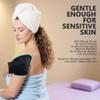 Exfoliating Glove for Body Shower Scrubber Exfoliator Dead Skin Remover Korean Kessa Glove Reusable,Natural Purple(1 Pack) view 4