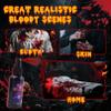 Fake Blood SFX Makeup Kit  3 Pack Special Effects Halloween Blood Set [1.06oz Coagulated + 2.03oz Dripping + 2.03oz Spray]  Washable Vampire Blood for Face, Body, Clothes view 2