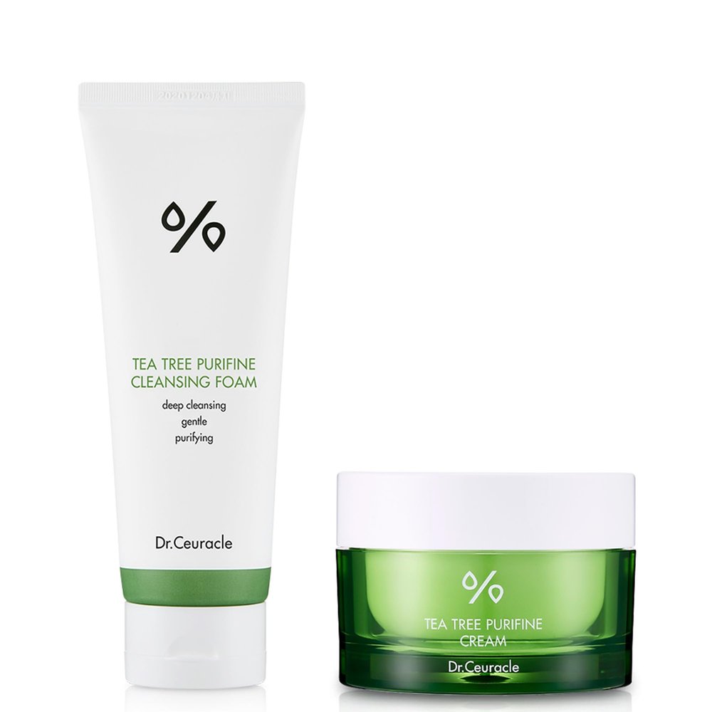 Dr.Ceuracle | Tea Tree Purifine Cleansing Foam + Cream