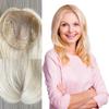 Briiwii 6x6 inch Silk Part Hair Integration System Fish Net Topper for Women (#613, 14inch) view 1