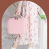 Travel Makeup Bag with Led Mirror Small & Large, Travel Cosmetic Case, Waterproof Cosmetic Bag for Women with Adjustable Dividers Rechargeable 3-Mode Dimmable Lighting, Pink, L, modernity view 2