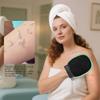 Exfoliating Glove for Body Shower Scrubber Exfoliator Dead Skin Remover Korean Kessa Glove Reusable,Natural Black(1 Pack) view 3