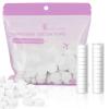 Classycoo Compressed Towel 120 PCS with 2 Carrying Cases,Disposable Mini Tablets Portable Face Towel Cotton Coin Tissue for Travel, Camping, Hiking, Sport, Home Hand Wipes, Outdoor Activities (Purple) view 1