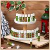 25 Pcs Christmas Peppermint Flavor Lip Balms Gifts Bulk Mini Peppermint Candy Flavor Moisturizing Lip Balms Elf Xmas Christian Party Favors Xmas Stocking Stuffer Bulk for Women Coworker Staff Employee view 4