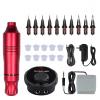 Tattoo Machine Kit Rotating Pen With Box Needle Tattoo Power Supply Permanent Makeup Machine Tattoo Supplies(Red Tattoo Kit) view 1