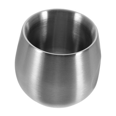 FOMIYES Double Layer Stainless Steel Shaving Bowl Durable Drop Lathering Mug for Quick Foaming Multiuse for Mens Shaving Routine Salon Home Use Versatile Grooming Accessory