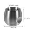FOMIYES Double Layer Stainless Steel Shaving Bowl Durable Drop Lathering Mug for Quick Foaming Multiuse for Mens Shaving Routine Salon Home Use Versatile Grooming Accessory view 2