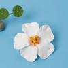 10 Pcs Flower Hair Clips for Women, 3.94 Inch Hibiscus Hawaiian Flower Clips for Hair Accessories, Beach Party (White) view 1