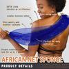 African Net Sponge Authentic - African Exfoliating Net Sponge Real African Wash Cloth - African Bath Sponge Loofah with Knots Exfoliator Net - Skin Smoother Scrub Net for Shower Body Scrubber view 2