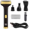 Foil Shaver, Electric Shavers for Men, 4-in-1 Painless Foil Shaver with LED Display, Rechargeable Cordless Beard Trimmer for Men Face Nose Eyebrows Hair view 4